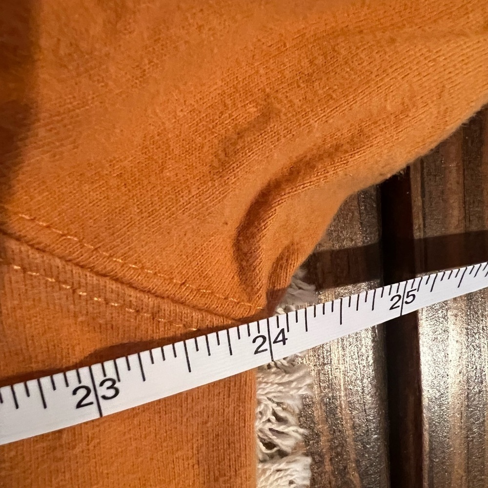 Duluth Trading Co Men's Orange Long Sleeve LongTail Tee Shirt, size XL, GUC - Picture 6 of 7